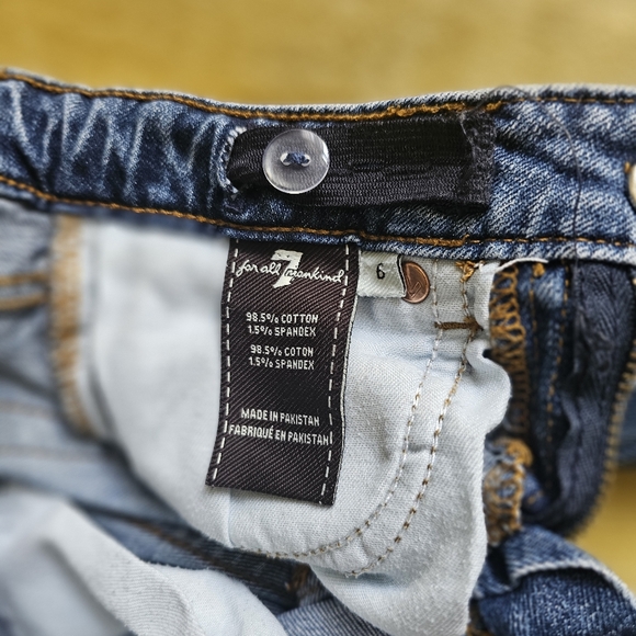 7 for All mankind Boys Jeans. Straight.Sz 6. No flaws. - Picture 7 of 10